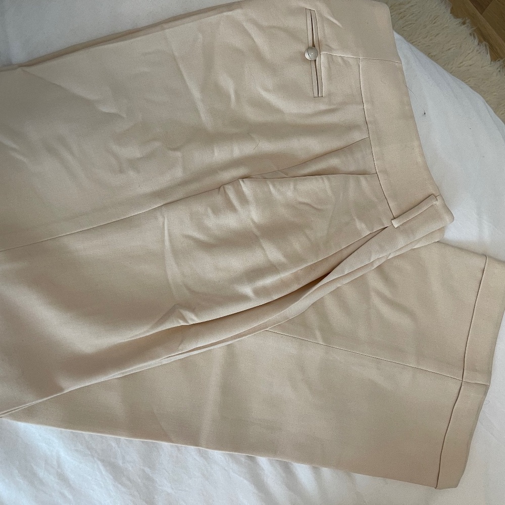 Versace wide leg wool blend NWT